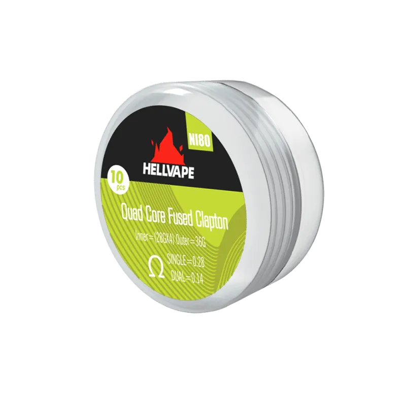 Hellvape - Quad Core Fused Clapton Coil 0,28 Ohm Ni80