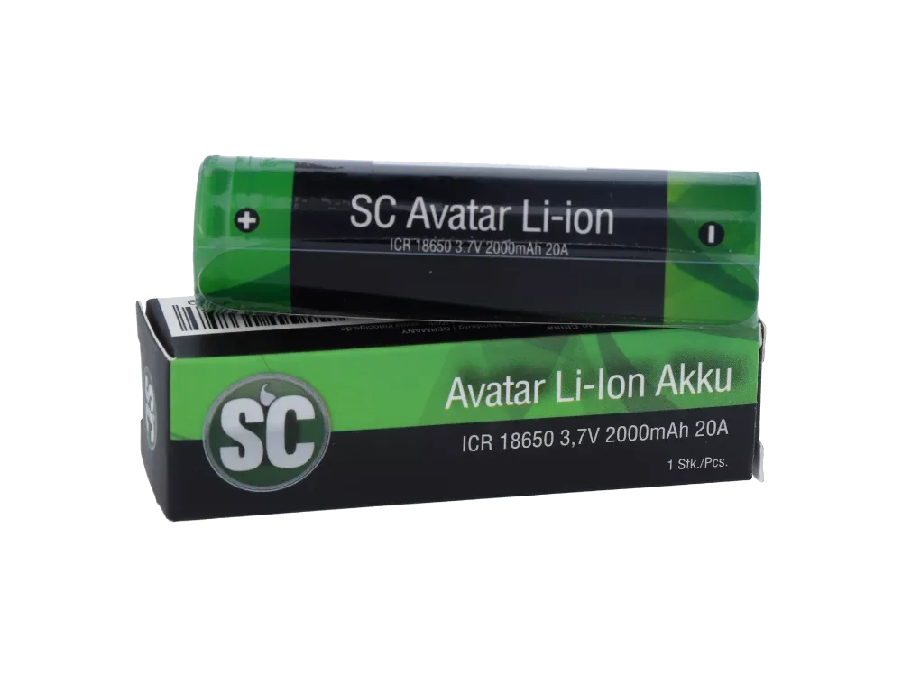 SC - ICR 18650 | 3,7 V | 2000 mAh | 20A - Akku