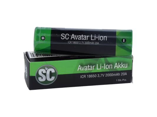 SC - ICR 18650 | 3,7 V | 2000 mAh | 20A - Akku