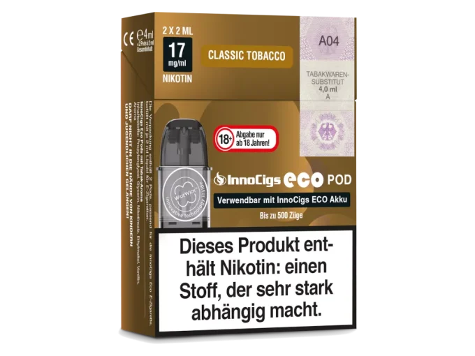 InnoCigs - eco Pods - Gefüllt