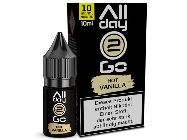 Allday2Go - Hot Vanilla - Hybrid Nikotinsalz Liquid