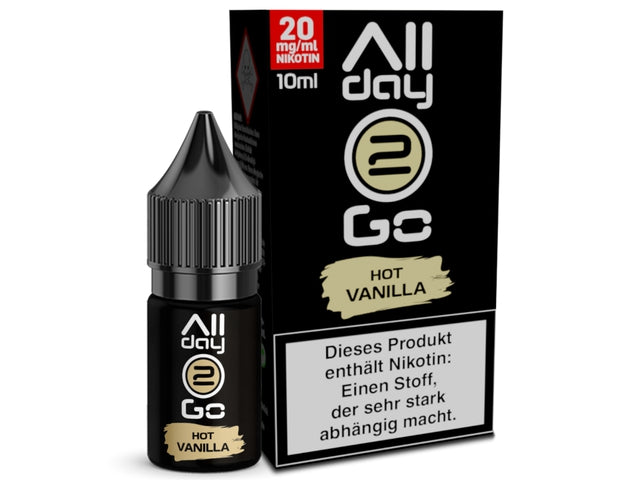 Allday2Go - Hot Vanilla - Hybrid Nikotinsalz Liquid