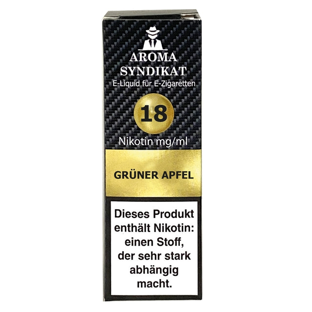 Aroma Syndikat - Grüner Apfel - Nikotinsalz Liquid