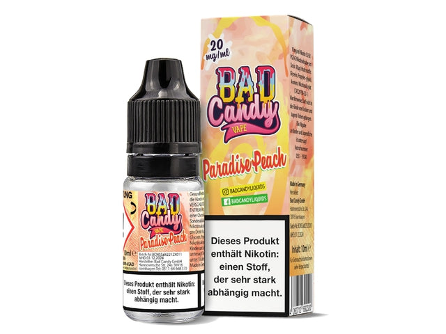 Bad Candy - Paradise Peach - Nikotinsalz Liquid