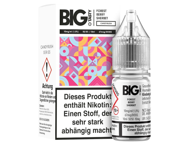 Big Tasty - Candyrush Series - Forest Berry Sherbet - Nikotinsalz Liquid