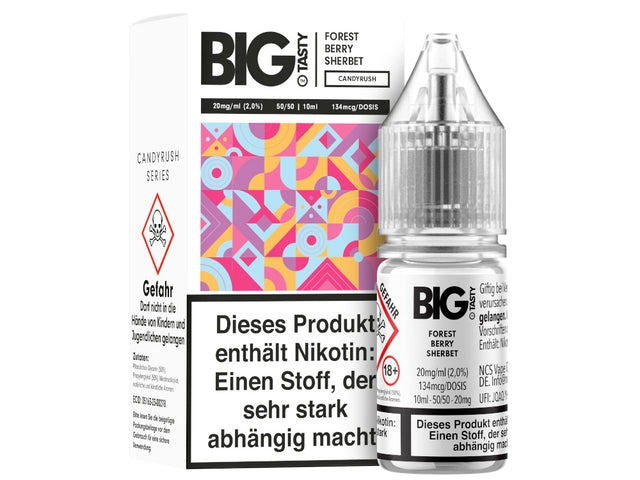 Big Tasty - Candyrush Series - Forest Berry Sherbet - Nikotinsalz Liquid