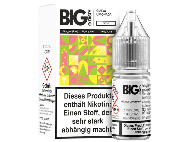 Big Tasty - Exotic Series - Guava Limonada - Nikotinsalz Liquid