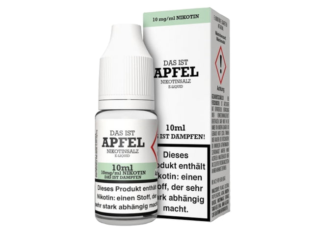 Das ist Dampfen - Apfel - Nikotinsalz Liquid