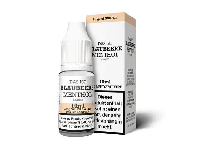 Das ist Dampfen - Blaubeere Menthol - Liquid