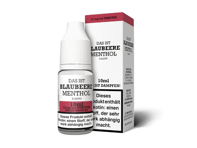 Das ist Dampfen - Blaubeere Menthol - Liquid