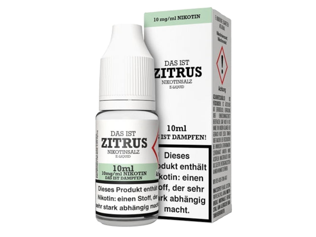 Das ist Dampfen - Zitrus - Nikotinsalz Liquid