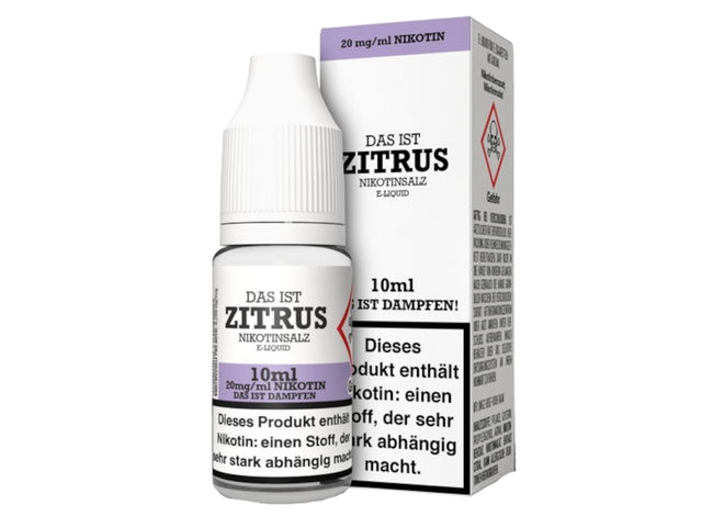 Das ist Dampfen - Zitrus - Nikotinsalz Liquid