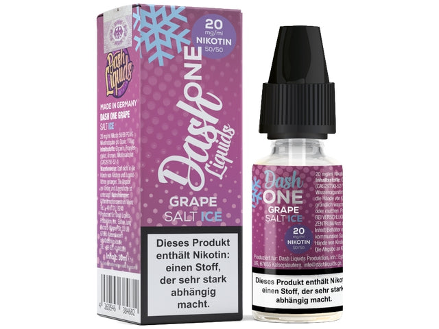 Dash Liquids - One - Grape Ice - Nikotinsalz Liquid