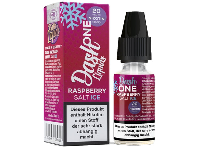 Dash Liquids - One - Raspberry Ice - Nikotinsalz Liquid