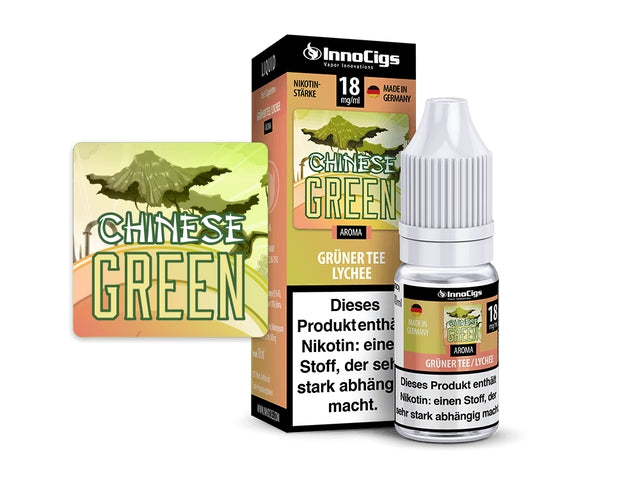 InnoCigs - Chinese Green Grüner Tee-Lychee - Liquid