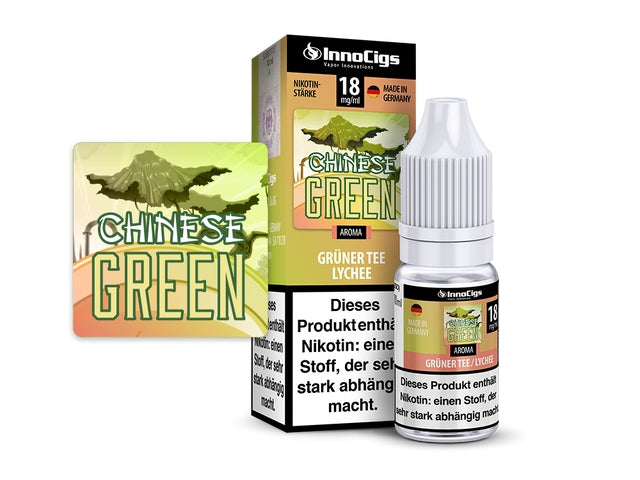 InnoCigs - Chinese Green Grüner Tee-Lychee - Liquid