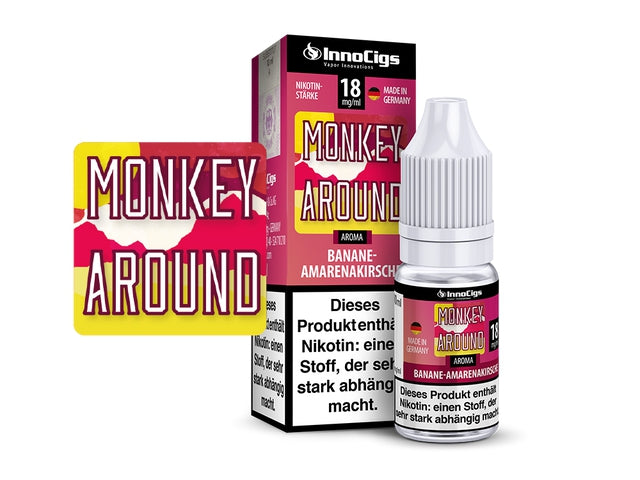 InnoCigs - Monkey Around Bananen-Amarenakirsche - Liquid