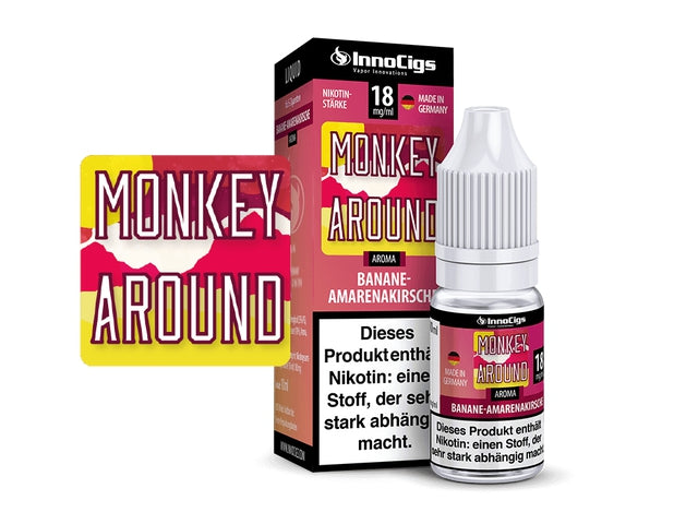 InnoCigs - Monkey Around Bananen-Amarenakirsche - Liquid