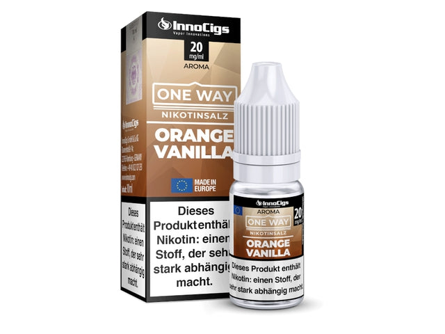 InnoCigs - One Way - Orange Vanilla - Nikotinsalz Liquid