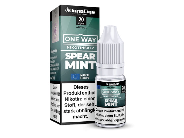 InnoCigs - One Way - Spearmint - Nikotinsalz Liquid