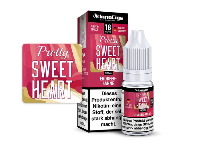 InnoCigs - Pretty Sweetheart Sahne-Erdbeer - Liquid