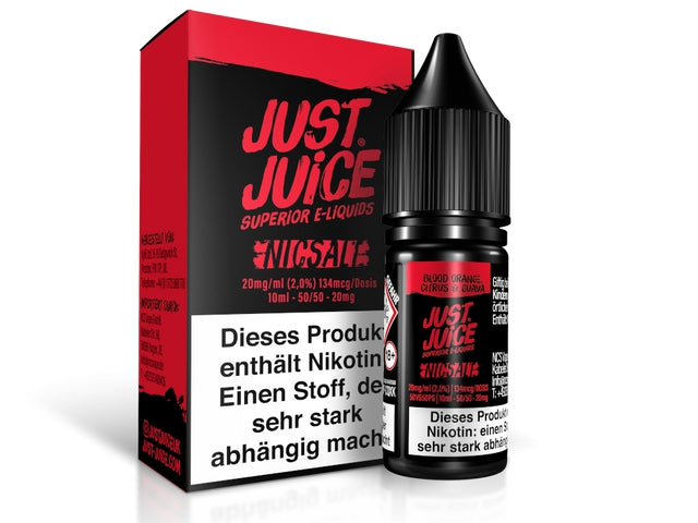 Just Juice - Blood Orange Citrus & Guava - Nikotinsalz Liquid