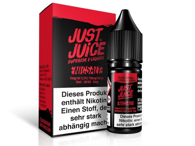 Just Juice - Blood Orange Citrus & Guava - Nikotinsalz Liquid