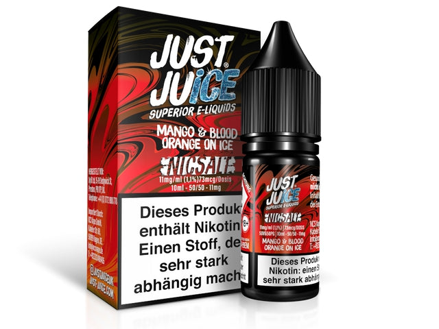 Just Juice - Fusion Mango & Blood Orange on Ice - Nikotinsalz Liquid