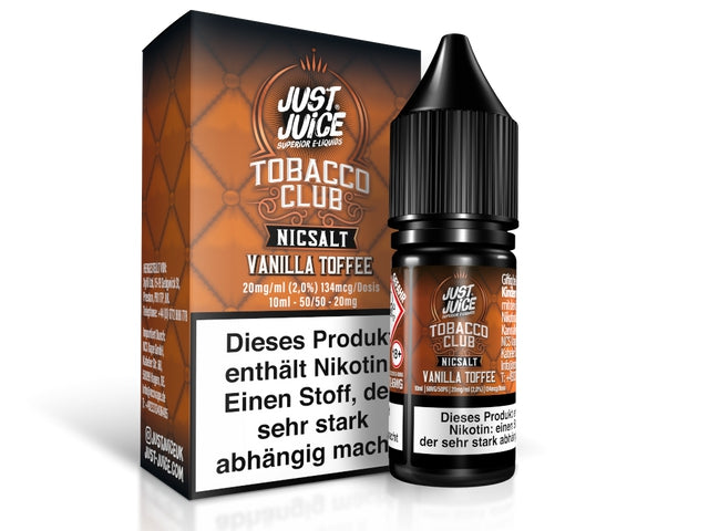 Just Juice - Tobacco Vanilla Toffee - Nikotinsalz Liquid