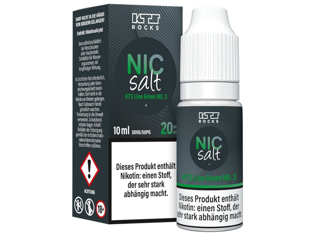 KTS - Line - Green No.3 - Nikotinsalz Liquid