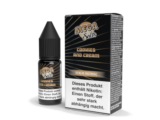 Mega Salts - Cookies and Cream - Nikotinsalz Liquid