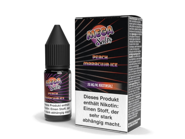 Mega Salts - Peach Maracuja Ice - Nikotinsalz Liquid