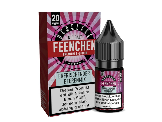 Nebelfee - Feenchen - Erfrischender Beerenmix - Nikotinsalz Liquid