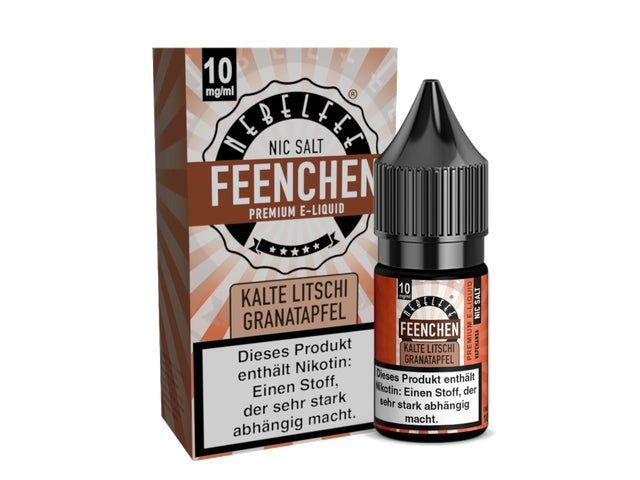 Nebelfee - Feenchen - Kalte Litschi Granatapfel - Nikotinsalz Liquid