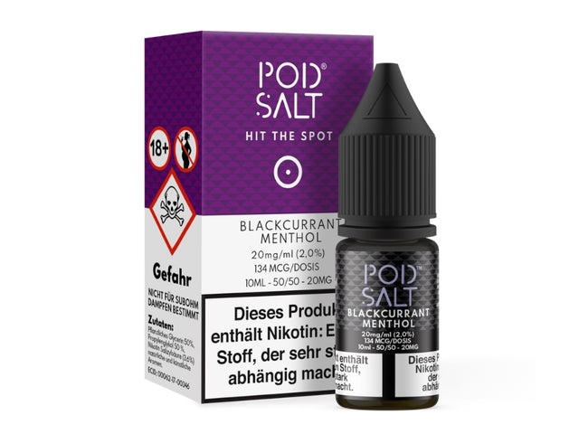 Pod Salt - Blackcurrant Menthol - Nikotinsalz Liquid