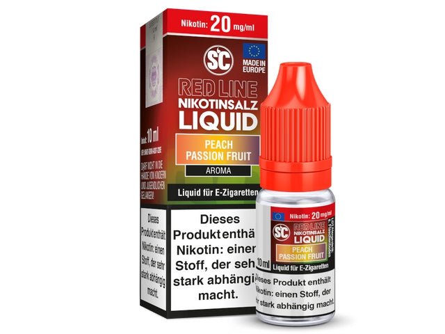 SC - Red Line - Peach Passion Fruit - Nikotinsalz Liquid